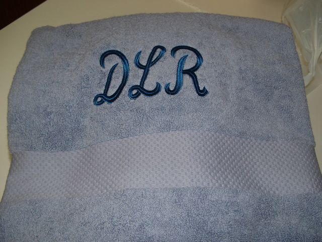 Monogramed Towels